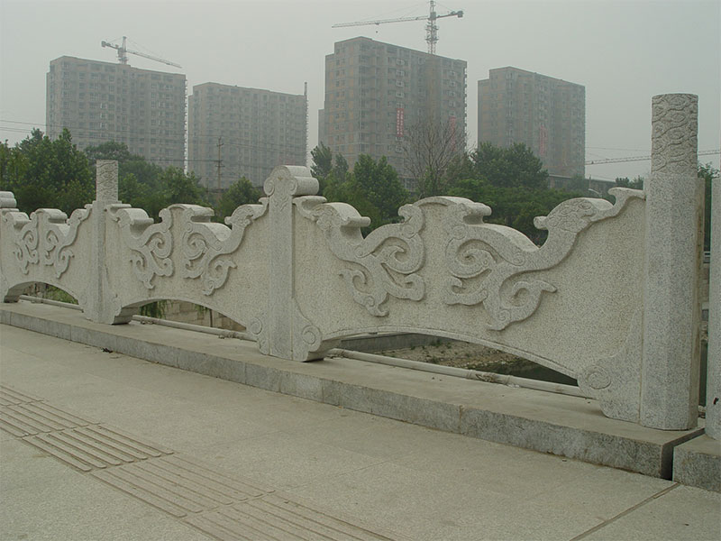 河道創意石欄板